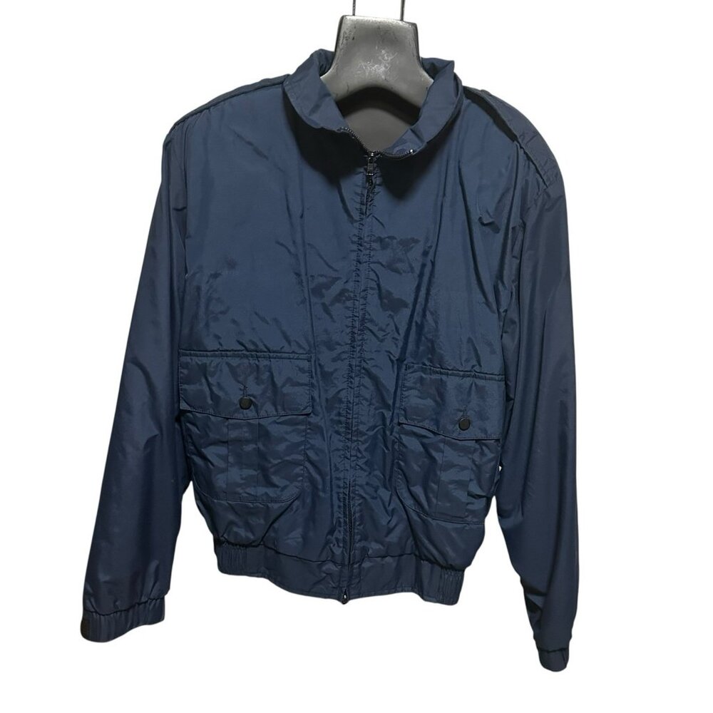 Vintage 90s VF Imagewear USA Made Work Jacket Blue Quilted Liner M